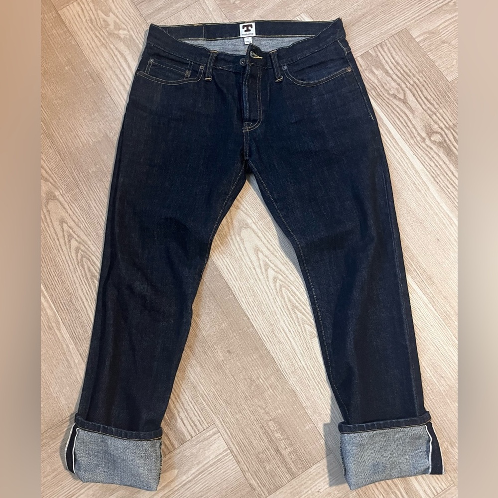 Tellason Men's 32x30 Selvedge Indigo Jeans